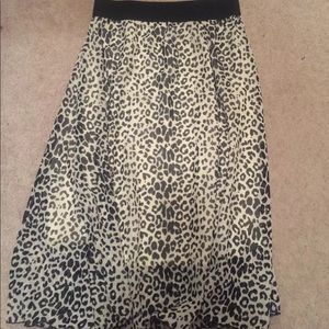 Lularoe lola skirt Cheetah